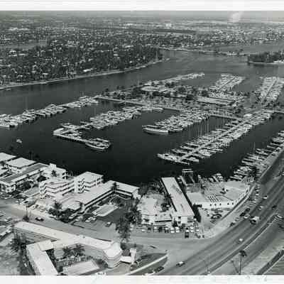 Aerial View of Bahia Mar Yacht Center