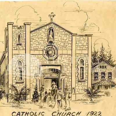Catholic Church Las Olas Blvd Ft Lauderdale 1922