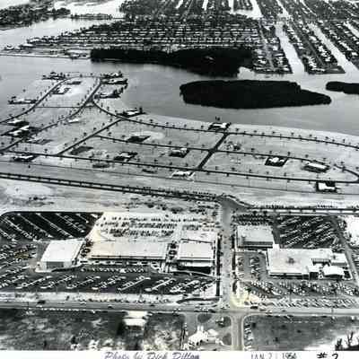 Sunrise Shopping Center and Las Olas Finger Islands 1954