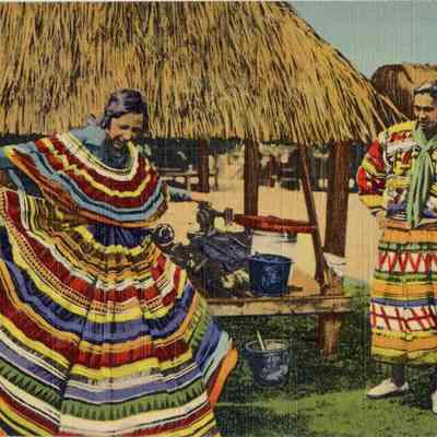 A Seminole Indian Bride, Florida