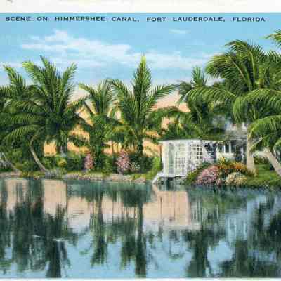 Scene on Himmarshee Canal, Ft. Lauderdale, Fl.
