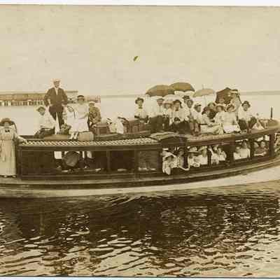 Excursion Boat to the Beach, 1911