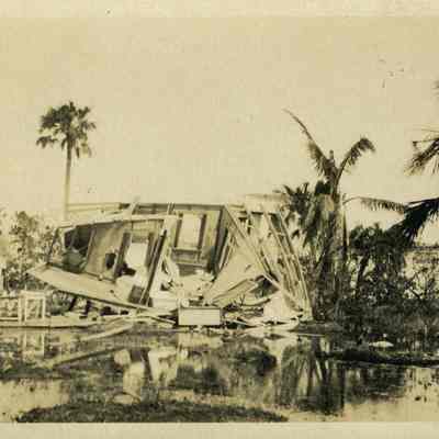 Another view of destruction to an area of Fort Lauderdale, Fl. done by the Sept. 18, 1926 hurricane.