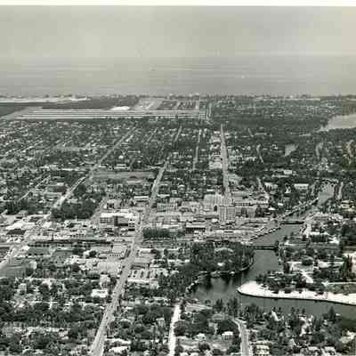 Aerial View of Downtown Fort Lauderdale 1947