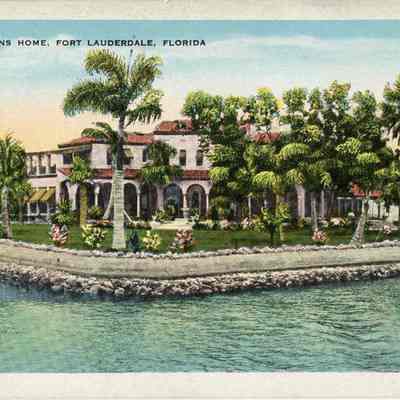 At the Erkins Home, Fort Lauderdale, Florida