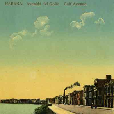 Habana. Avenida del Golfo. Gulf Avenu, Havana, Cuba. Habana. Avenida del Golfo. Gulf Avenu, Havana, Cuba.