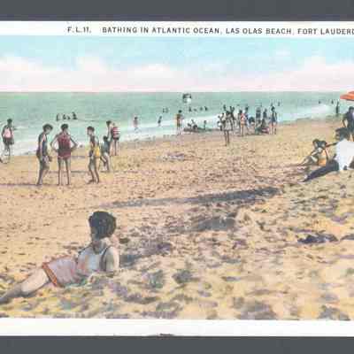 Bathing in Atlantic Ocean, Las Olas Beach, Fort Lauderdale, FL