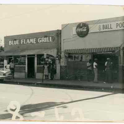 Blue Flame Grill and 8 Ball Pool Room