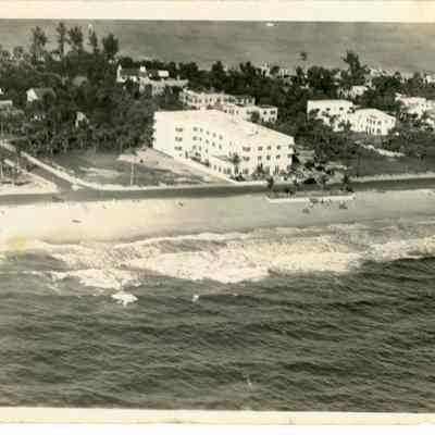Aerial View of Lauderdale Beach Hotel c.1939