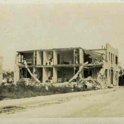 Damage done by the Sept. 18, 1926 Hurricane to the Vernon Apartments,