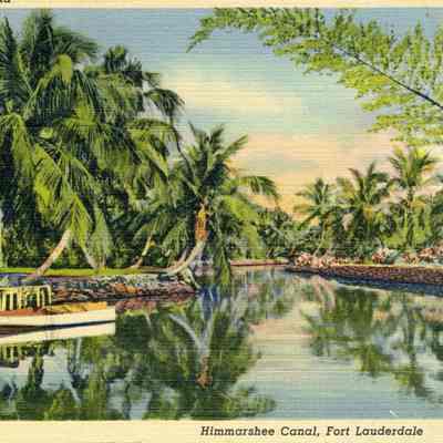 Scene on Himmarshee Canal, Ft. Lauderdale, Fl.