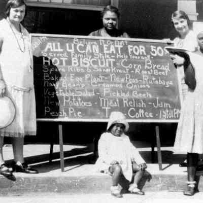 Bivans Hotel Menu Board c.1925
