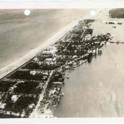 Aerial View of the Beach Looking South from Birch Estates c.1935