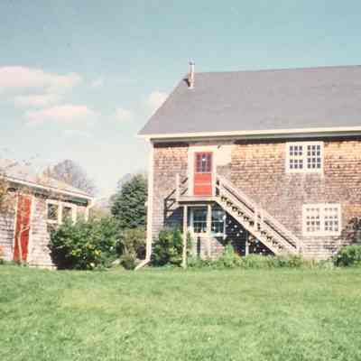West side of Barn