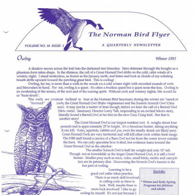 Issue No. 1, Volume 14 - Winter 1993
