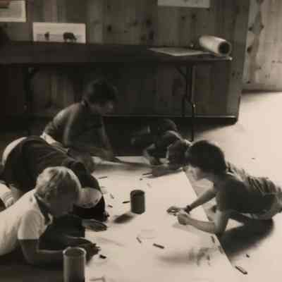 Art project in Barn