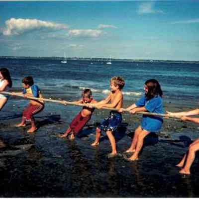 Tug of Rope at Third Beach