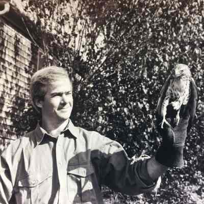 Larry Taft with Hawk