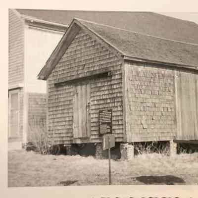 Corn Crib beside Barn