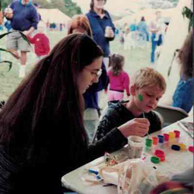 Face painting station