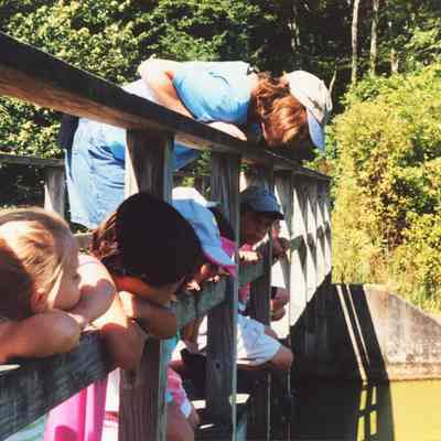 Campers at Red Maple Pond