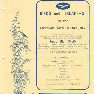 1986 Birds & Breakfast Poster