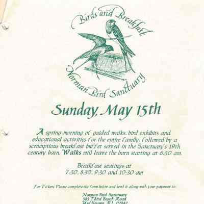 1994 Birds & Breakfast poster