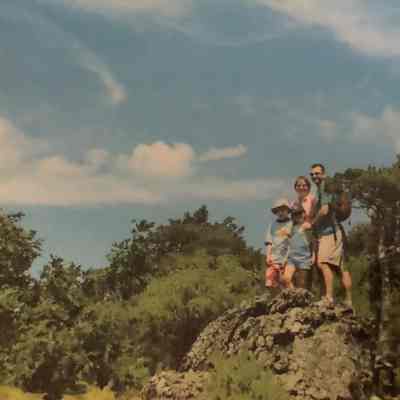Family on Hanging Rock