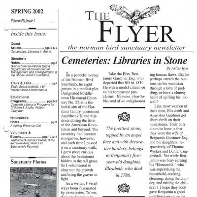 Issue No. 1, Volume 23 - Spring 2002