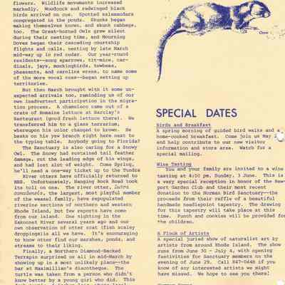 1984 Birds & Breakfast event listing