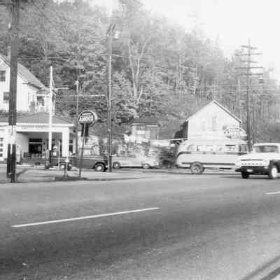 Amoco gas station, Northfield Street, 1957 (4 photos)