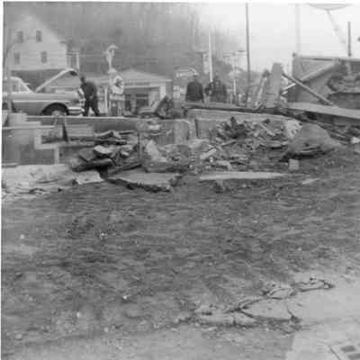 2024.14.12: Written on the back: "The beginning of the ruin of the Socony yard."