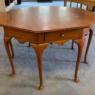 Octagonal Library Table