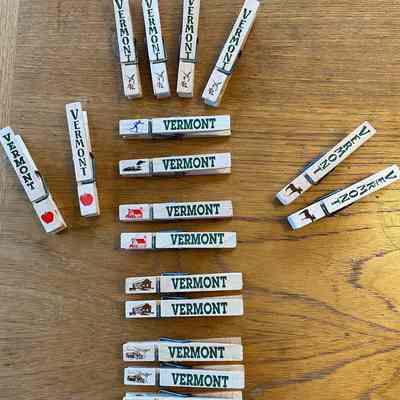National Clothespins, Last Run, Custom Printing
