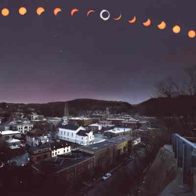 Solar Eclipse over Montpelier, 2024