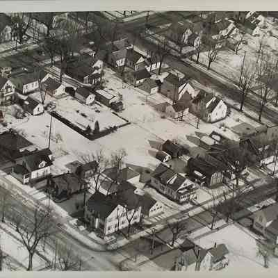 Waupun 1950's aerial photos.
