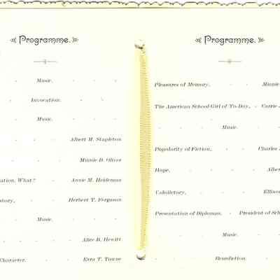 NINTH ANNUAL COMMENCEMENT JUNE 10, 1892.