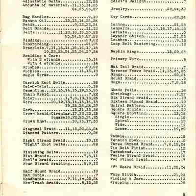 Booklet published by Handcrafters of Waupun.