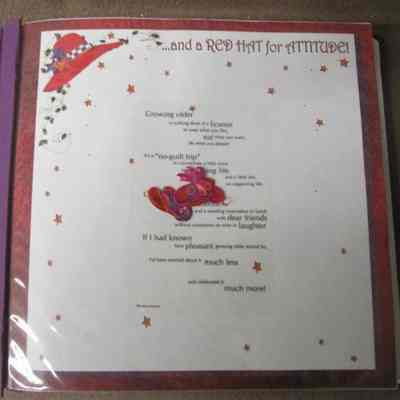 Opening page of scrapbook