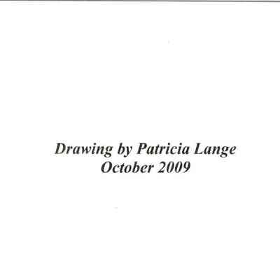 Back of note card with note from Allan E. Lange