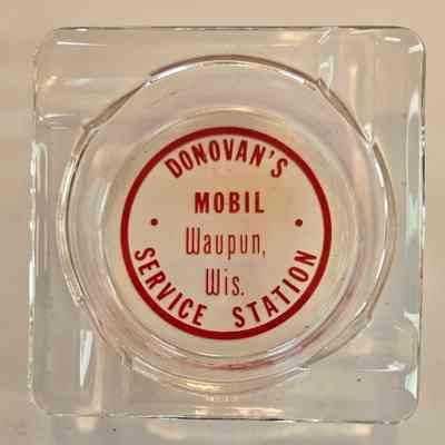 Ashtray, Glass, Donovan's Mobile Service Station