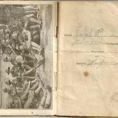 Military Photo & owner of this Book