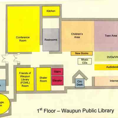 Floor Plan, Library Addition, 2010