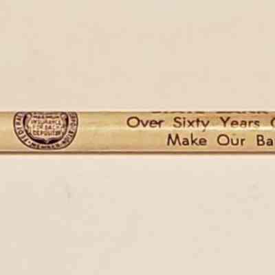 Pencil, State Bank of Waupun