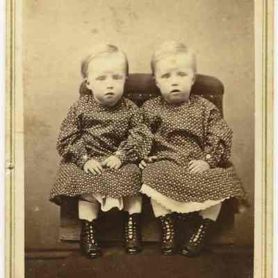 Cabinet Card, Small, Chettie & Charlie Goodrige