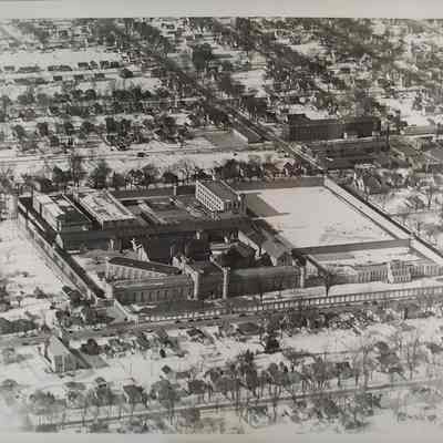 Waupun 1950's aerial photos.