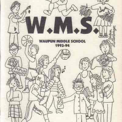 Waupun 1993-1994 (Mddle School yearbook)