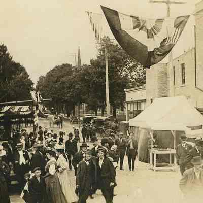 Postcard, Parade, Homecoming, July 1908