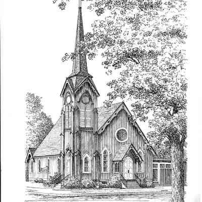 Print, Church, Holy Trinity Episcopal