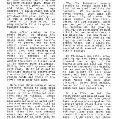 Page from Gold Rush Journal-Hillyer